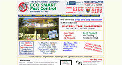 Desktop Screenshot of ecosmartpestcontrol.com